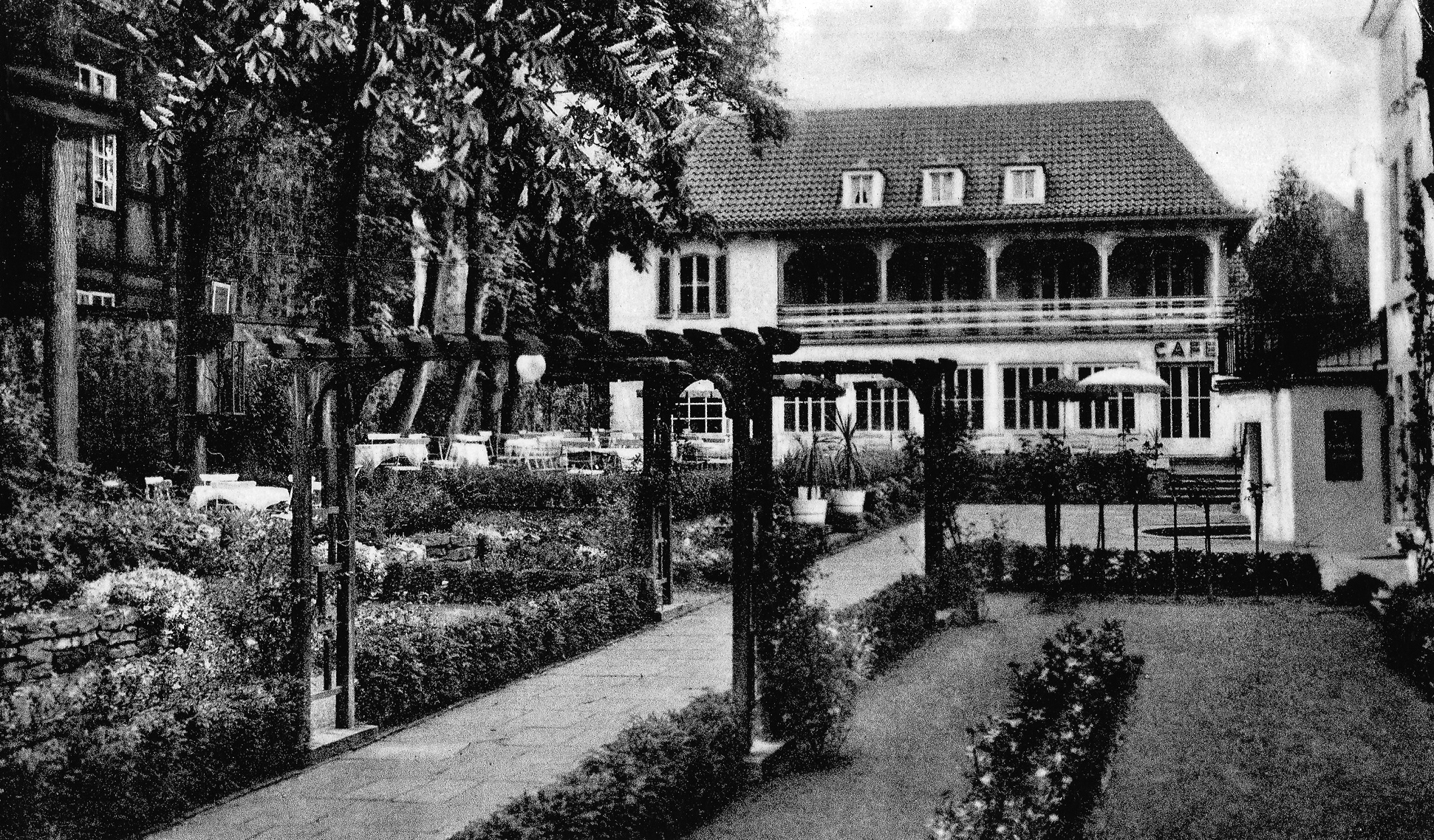 Das Bürgerpark Schäppchen in alter Pracht, so wie es früher einmal war.